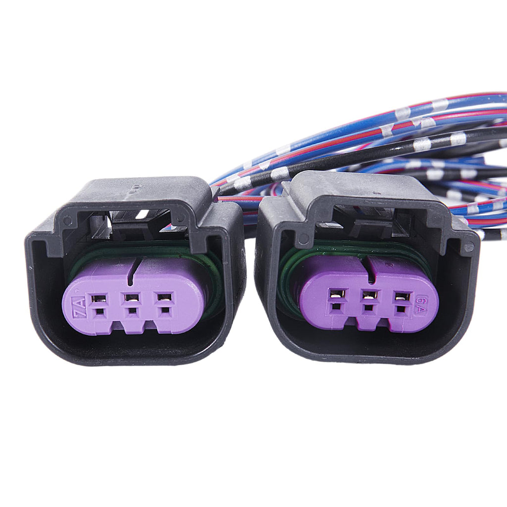 Maintenance Captain 2pcs 3Wire PT-E85-2 Fuel Sensor Connector Pigtail Harness Fuel Composition Ethanol for GM E85 Flex Replacement 13577394