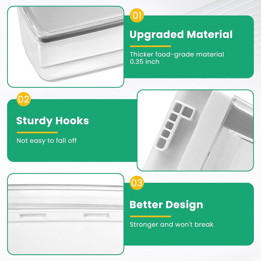 UPGRADED AAP73252302 AAP73252306 Refrigerator (Left) Door Shelf Bin Compatible with L-G, Ken-more Sears, Ken-more Elite Door Shelf Basket Assembly - 1 PACK By Fetechmate