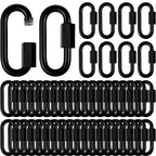 100PCS Heavy Duty Quick Link, 2.3IN Chain Link,Black