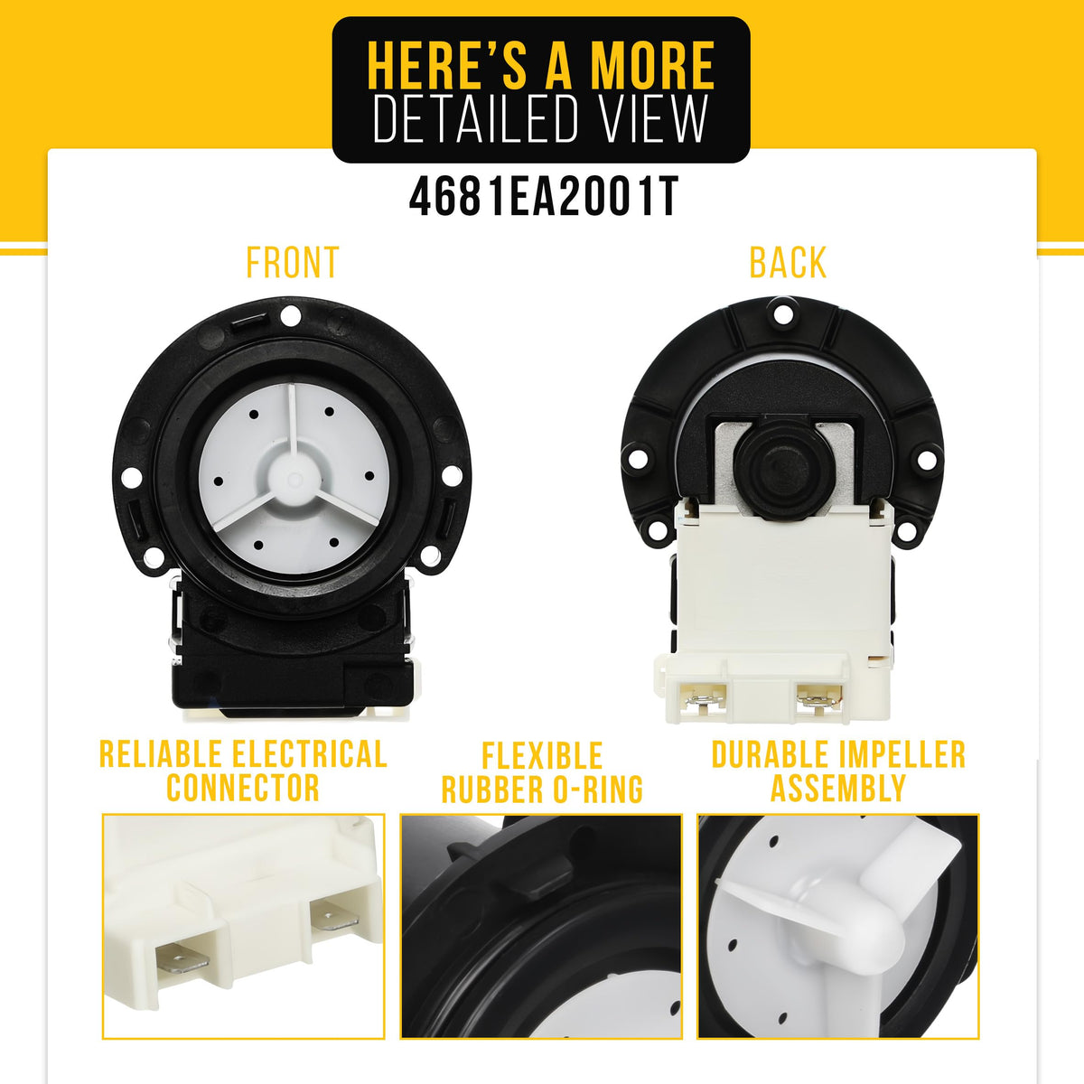 Washer Drain Pump for LG 41392