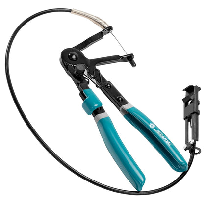Flexible Hose Clamp Pliers, 27.5" Radiator Hose Clamp Pliers | 8-50mm Adjustable Ratcheting Spring Clamp Removal