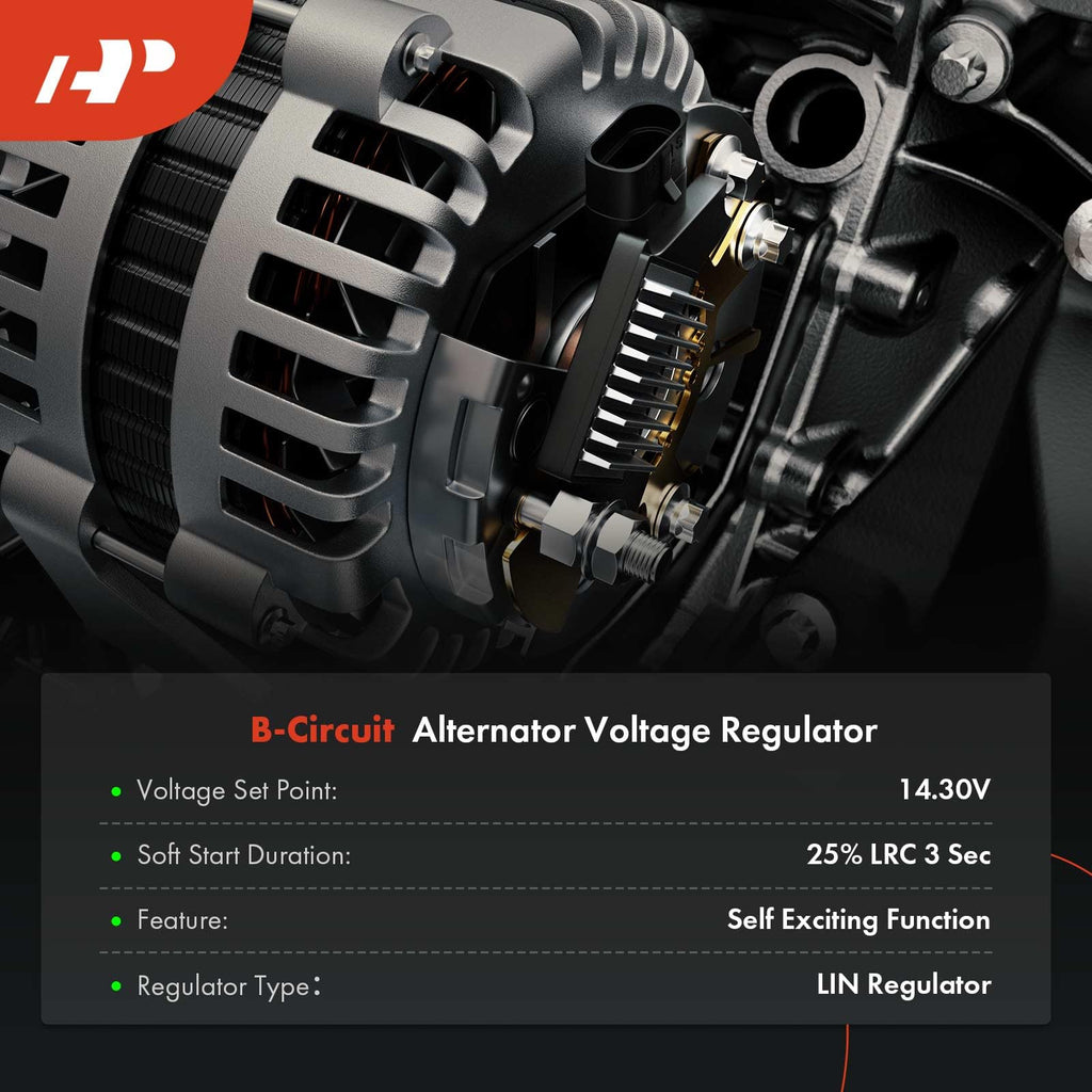 A-Premium 12V Alternator Voltage Regulator Compatible with Audi