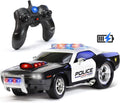 Rechargeable Police Car Remote Control Toy for Kids, Hobby Rc Cars Toys, Lights & Siren, Birthday Gift Ideas for Boy