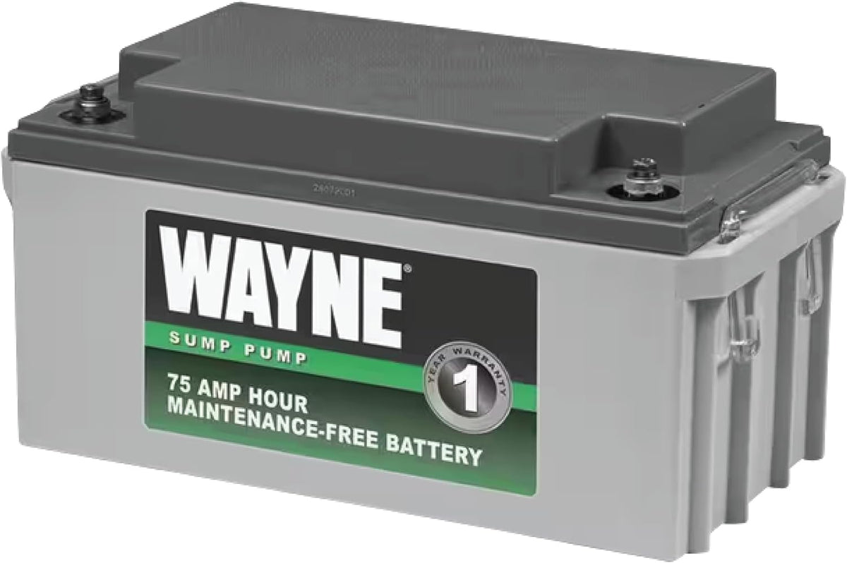 Wayne Maintenance Free Standby Battery for Backup Sump Pumps (WSB1275)