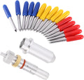 Cutter Blades 15pcs Cutter Cutting Plotter Cutting Blade for Cutting Plotter 30, 45, 60 Degree Standard Cutting