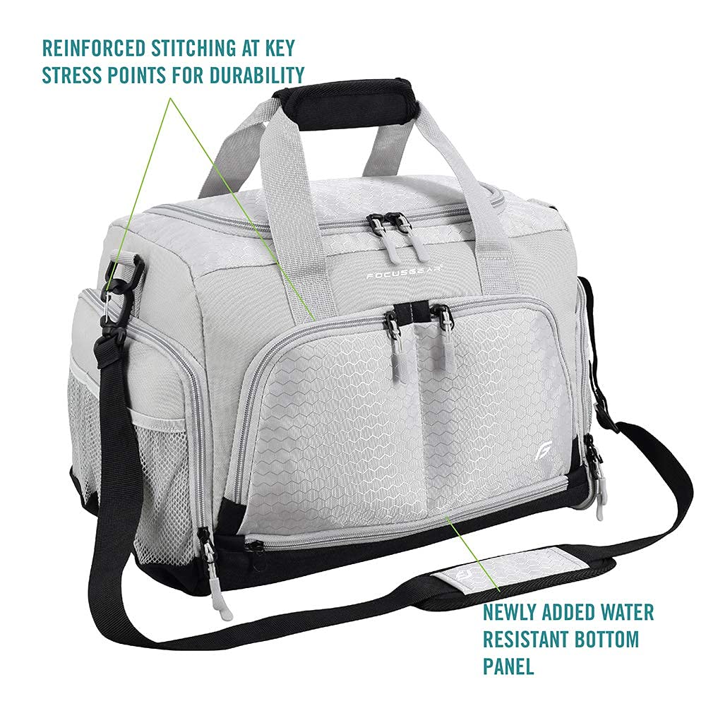 Ultimate Gym Bag 2.0: The Durable Crowdsource Designed Duffel Bag with 10 Optimal Compartments Including Water