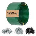 5/8" x 1000ft PET Banding Strapping Roll, 1200lbs Break Strength