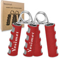 Hand Grip Strengthener Set,2 Pack Forearm exerciser, Finger Trainer,Hand Gripper- Soft Foam Hand Exerciser for