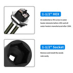Qtcial 1-1/2 Inch Element Socket for Residential Water Heaters