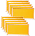 10 Pack Beehive Frames and Wax Foundations for Deep Brood Bee Hives with Honeycombs Wooden Bee Hive Frames and