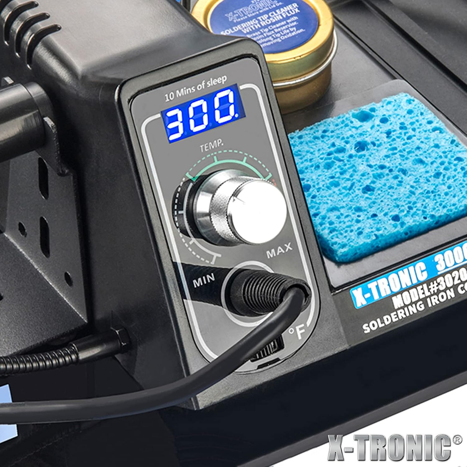 The Original X-Tronic 3020-XTS • 75W Soldering Iron Station Kit • 2 Helping Hands • Silicone Tool Mat • 5 Extra Tips