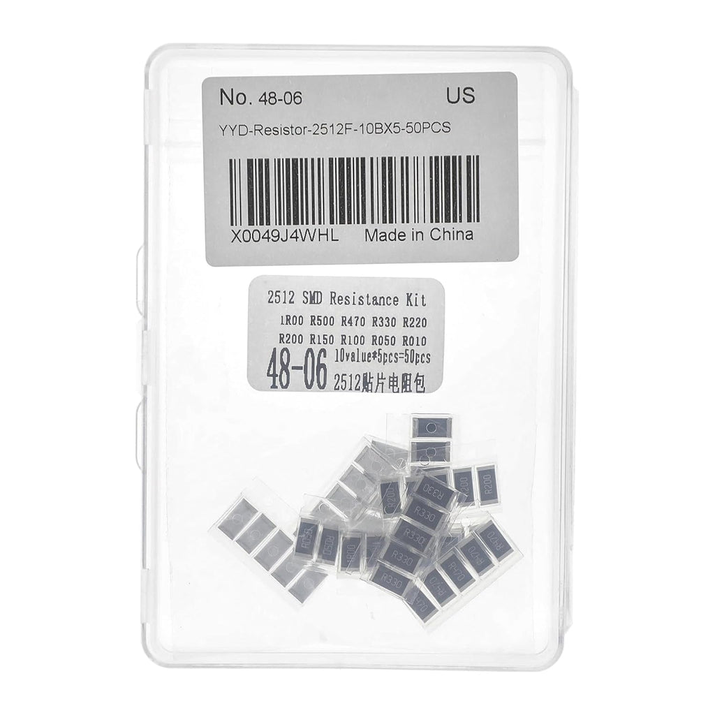 2512 SMD Resistor Kit 10 Values 50 Pcs 1% Chip Resistor