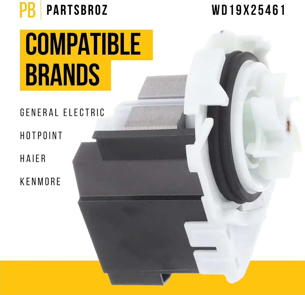 Dishwasher Drain Pump for General Electric GE PDT715SBN0TS