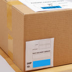 Blue Rectangle Labels 3" x 1" Color Coding Stickers Roll 500 Pcs