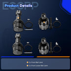 ECCPP Suspension Kit Upper Lower Ball Joints 2007-2014 for Ford for E-150