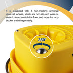 Commercial Mop Bucket with Wringer Portable Collapsible