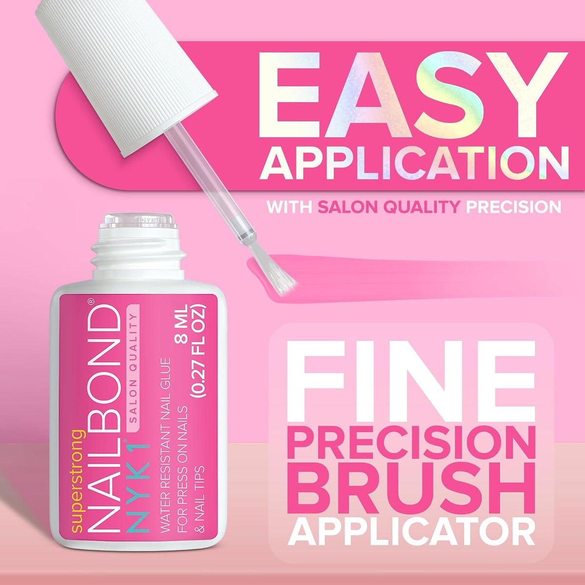 Super Strong Nail Glue for Press On Nails, Nail Tips & Acrylics | 8ml