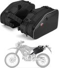 Motorcycle Saddlebags Expandable 20-24L with Rain Covers | Compatible with Dirt Bike Dual Sport Motorcross Motorbike