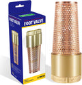 2 Inch Foot Valve for Irrigation Pump, One-Way With ZEBRA MUSSEL Strainer