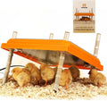 Brooder Heater for Chicks Height Adjustable: Heating Plate with Easy- Cleaning Plate Poultry Coop Warmer 10" x 10"