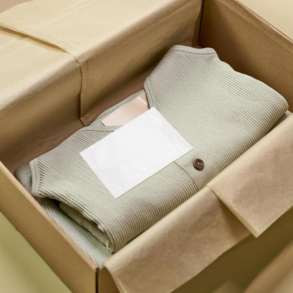 Adhesive Packing List Envelopes with Window Cpe 100pcs
