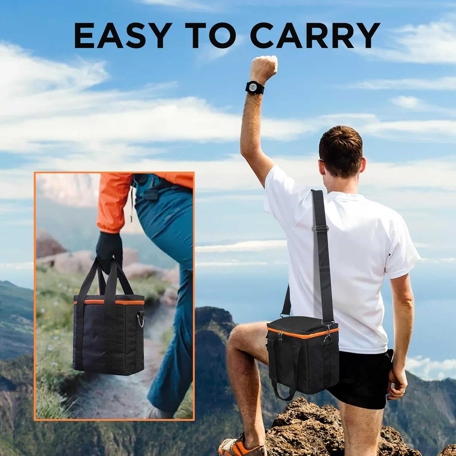 Portable Power Station Generator Carrying Case Compatible With R200 Power Stations (R200 Power Station Not Included)