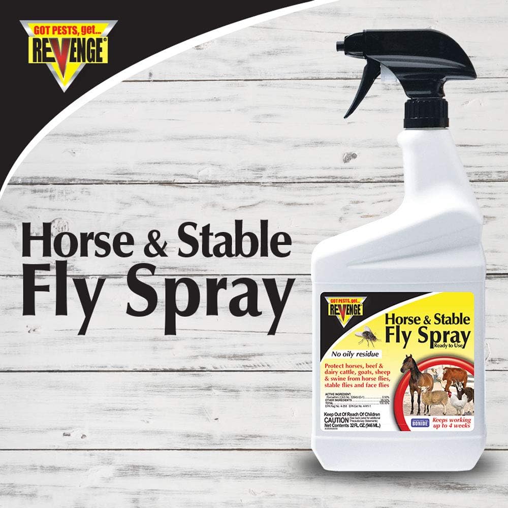 Revenge Horse & Stable Fly Spray, 32 oz Ready-to-Use