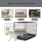 Washable Dog Bed Mat Medium Size Fluffy Pet Crate Pad 30x19