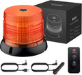 72 LED Remote Strobe Light Rechargeable Magnetic Emergency Flashing Warning Lights with 6 Flash Modes & IP65