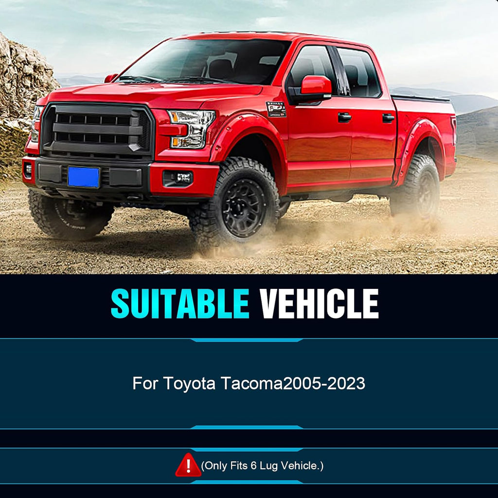 Full Lift Kits For Tacoma 2005-2023, 3"F+2"R Leveling Lift Kits Compatible with Toyota Tacoma 2WD 4WD, Full Suspension Lift Kits Include 3in Front Strut Spacer and 2in Rear Lift Blocks with U Bolts