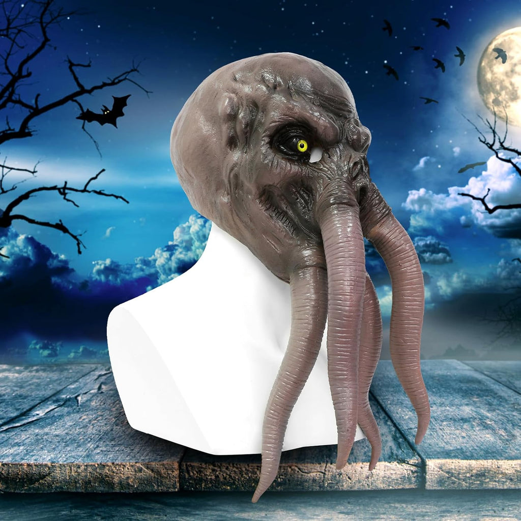 Scary Octopus Mask Octopus Costume Monster Mask Deep Sea Creature Full Head Latex Party Halloween Costume Adult