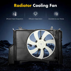 OCPTY Radiator Fan fit for Mitsubishi Mirage 2014-2015
