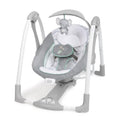 ConvertMe 2-in-1 Compact Portable Automatic Baby Swing & Infant Seat, Battery-Saving Vibrations, Nature Sounds, 0-9