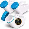1000mL Premium Urinals for Men Spill Proof Glow in Dark Lid 3 Pack