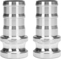 Aluminum PartE Camlock Fitting - 2" Male Cam lock x 2" Hose Shank Type E Cam Groove Hose Quick Disconnects Adapter (pack of 2)