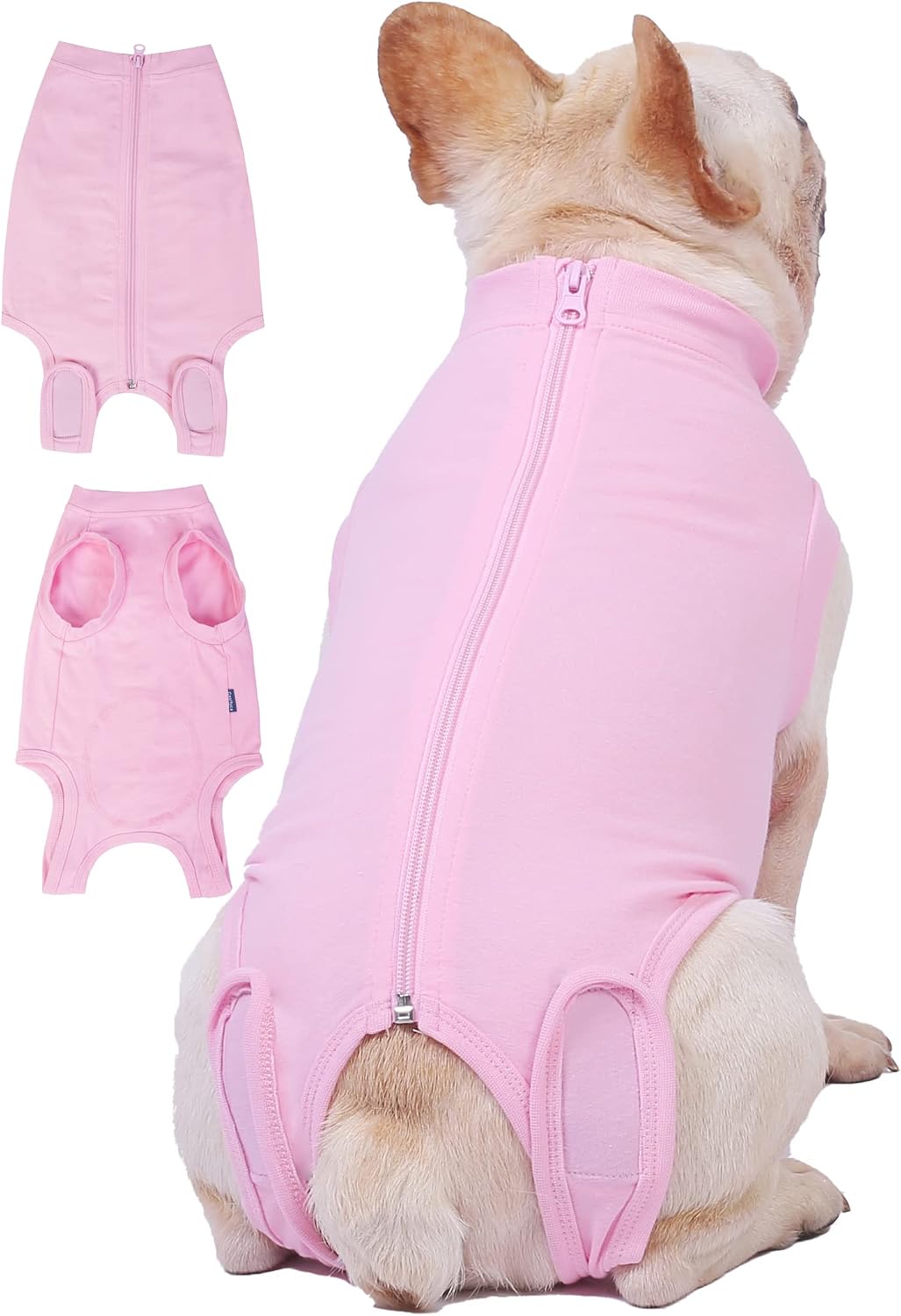 Dog Surgery Recovery Suit - After Spay, Abdominal Wounds Post Surgical Recovery, Anti Licking Breathable Dog Onesies