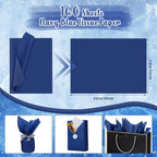 160 Sheets Navy Tissue Paper for Gift Bags 20 X 14 Inches