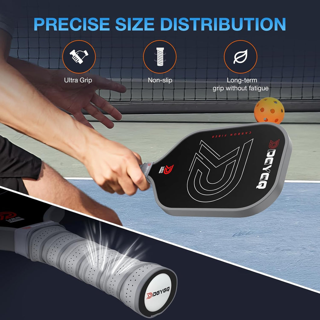 Pickleball Paddles with Polypropylene Honeycomb Core, T700SC Power Carbon Fiber Pickleball Paddle, Increased Power