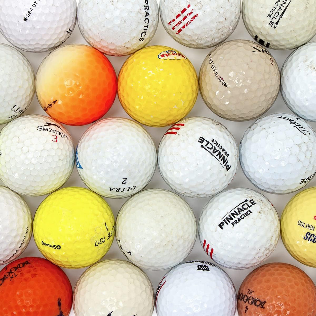 Recycled Hit-Away Used Golf Balls - Cheap Bulk Golfballs Perfect for Practice & Range Hitting - Mix Comes in a Mesh
