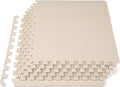 Fit Exercise Puzzle Mat 1/2-inch, EVA Interlocking Foam Floor Tiles for Home Gym, Workout Equipment, Kids Play Areas