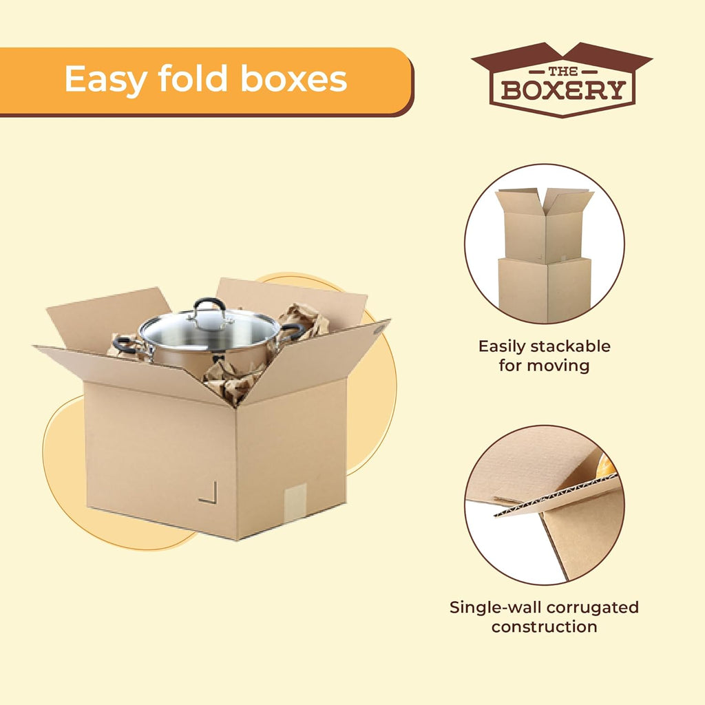 Moving Boxes 10-Pack Medium 18x14x12 inch