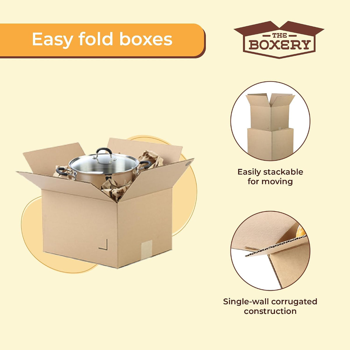 Moving Boxes 4-Pack XX-Large | 24x24x24 inch