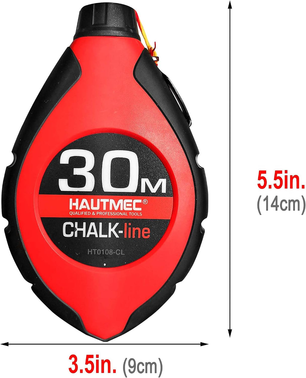 Chalk Line Tool, 100ft Chalk Box with 6:1 Gear Ratio & Construction String Line, Carpenter Tools for Framers
