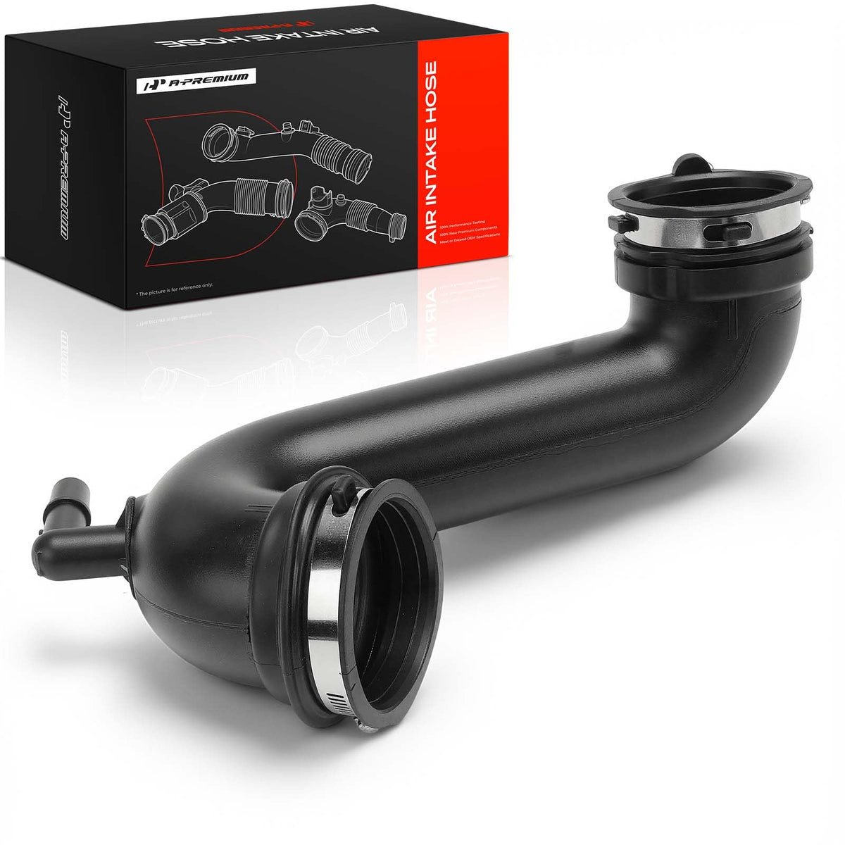 A-Premium Engine Air Clean Intake Hose with Clamps Compatible with Ford