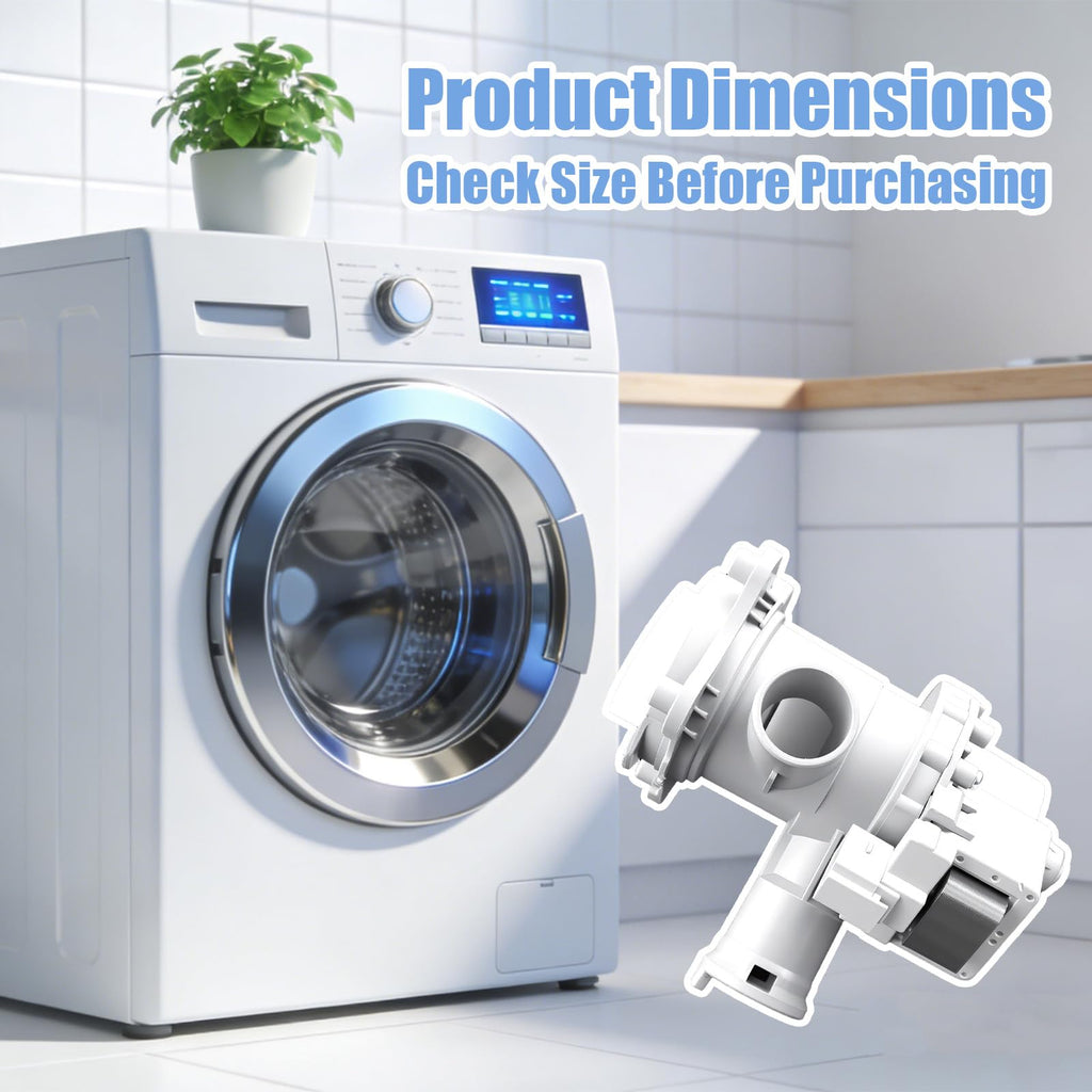Washer Drain Pump Replace 00145753 00144977 00144844, Washing Machine Drain Pump