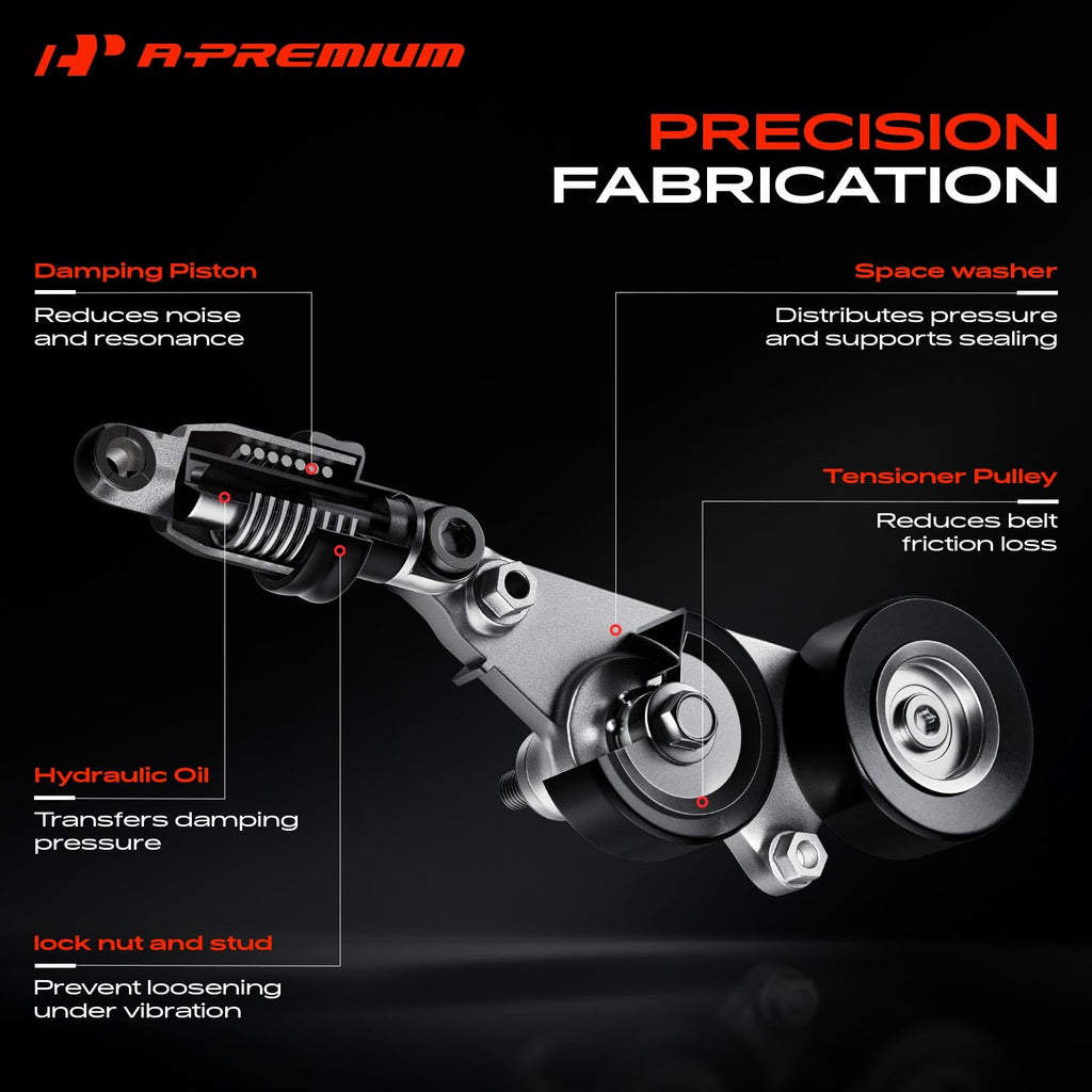 A-Premium Belt Tensioner Assembly with Pulley