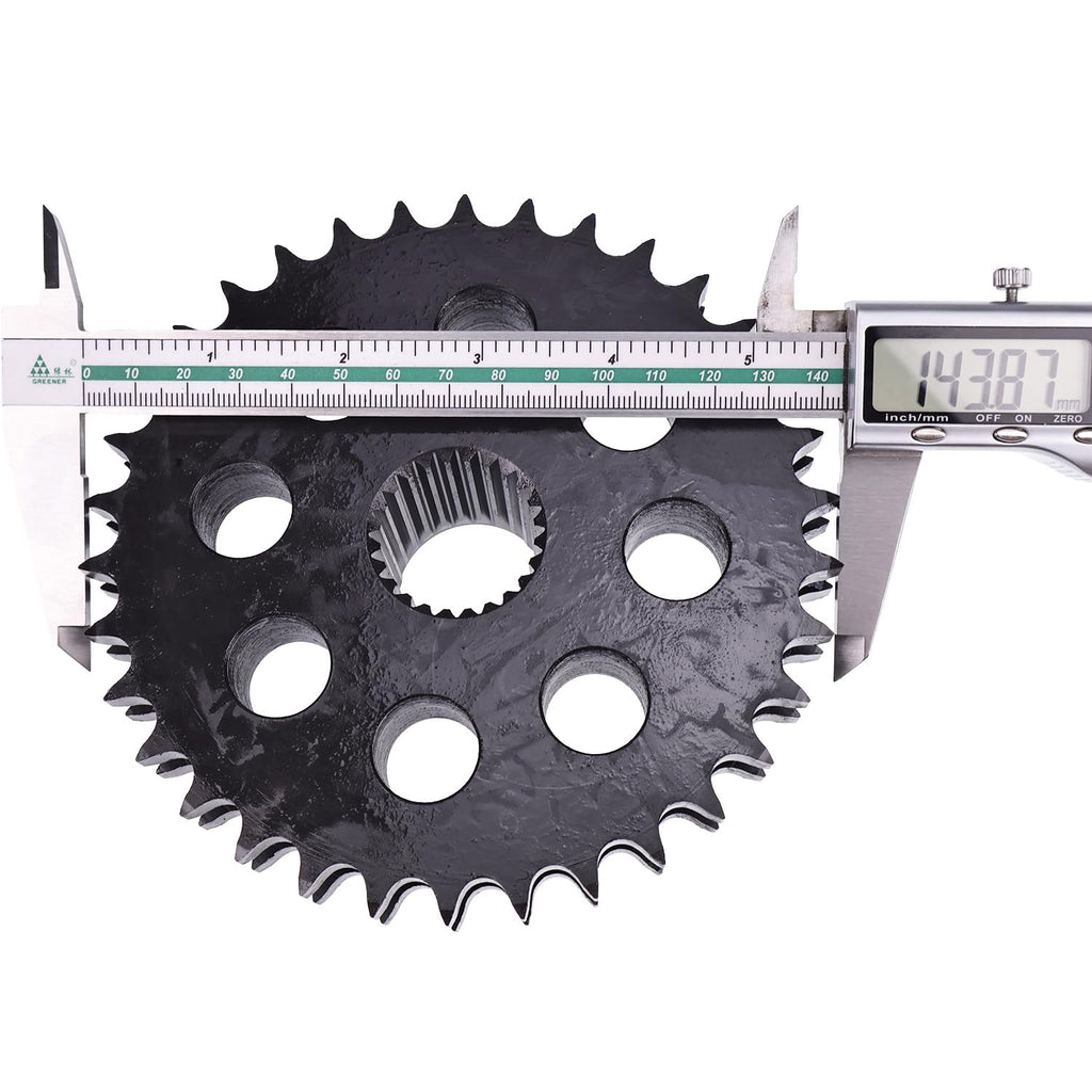 WQSING Drag Specialties Solid Compensator Sprocket 34T Kit 1120-0390