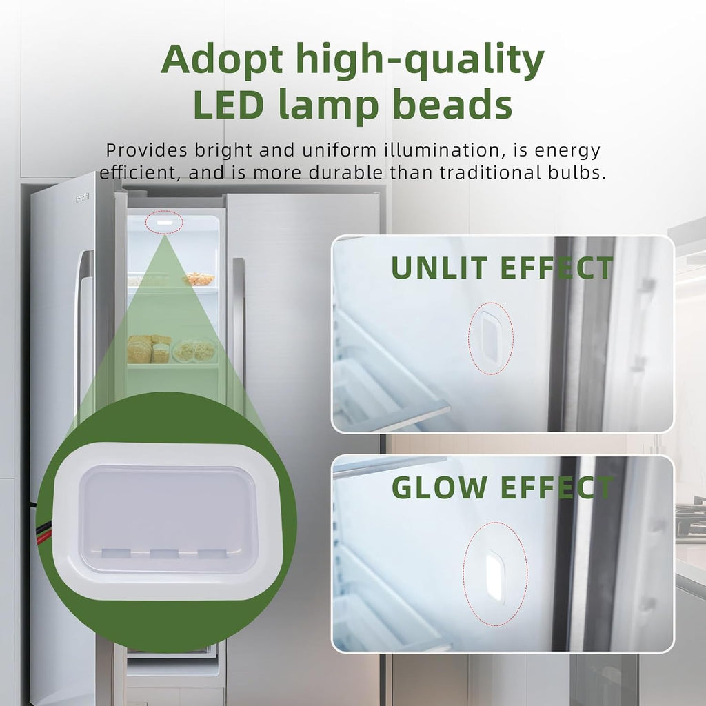 5pc W11483116 Refrigerator LED Light Compatible With Whirlpool KitchenAid Replacement 4961291 AP6990551 PS16221108 EAP16221108