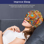 Migraine Headache Relief Cap Hat Full Head ice Pack Wrap Cold Cap