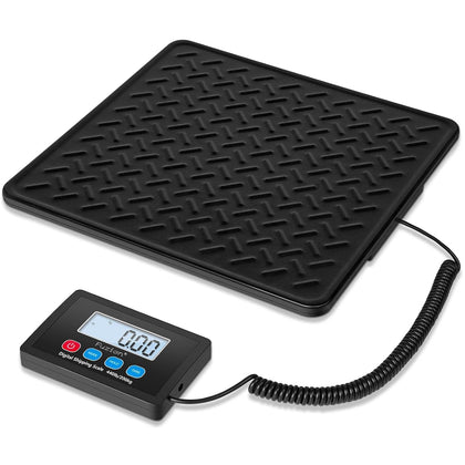 Shipping Scale, 440LB x 10g High Accuracy Digital Postal Scale | Durable Alloy Steel Platform, Heavy Duty Scale for